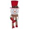 Northlight 21.5" Lighted Snowman with Red Top Hat Christmas Tree Topper